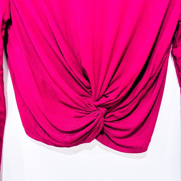 🌼NWOT🌼 LAIT DE POULE – Burgundy maternity & nursing crop top | Size XL * - Picture 7 of 7